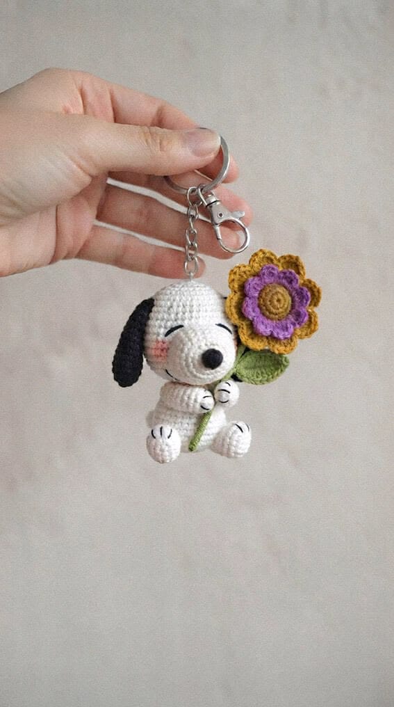 Mini llavero de perrito