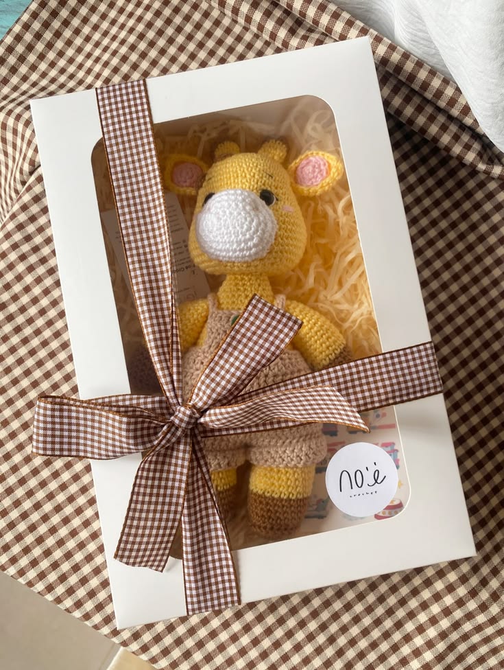 Box de osito con moño