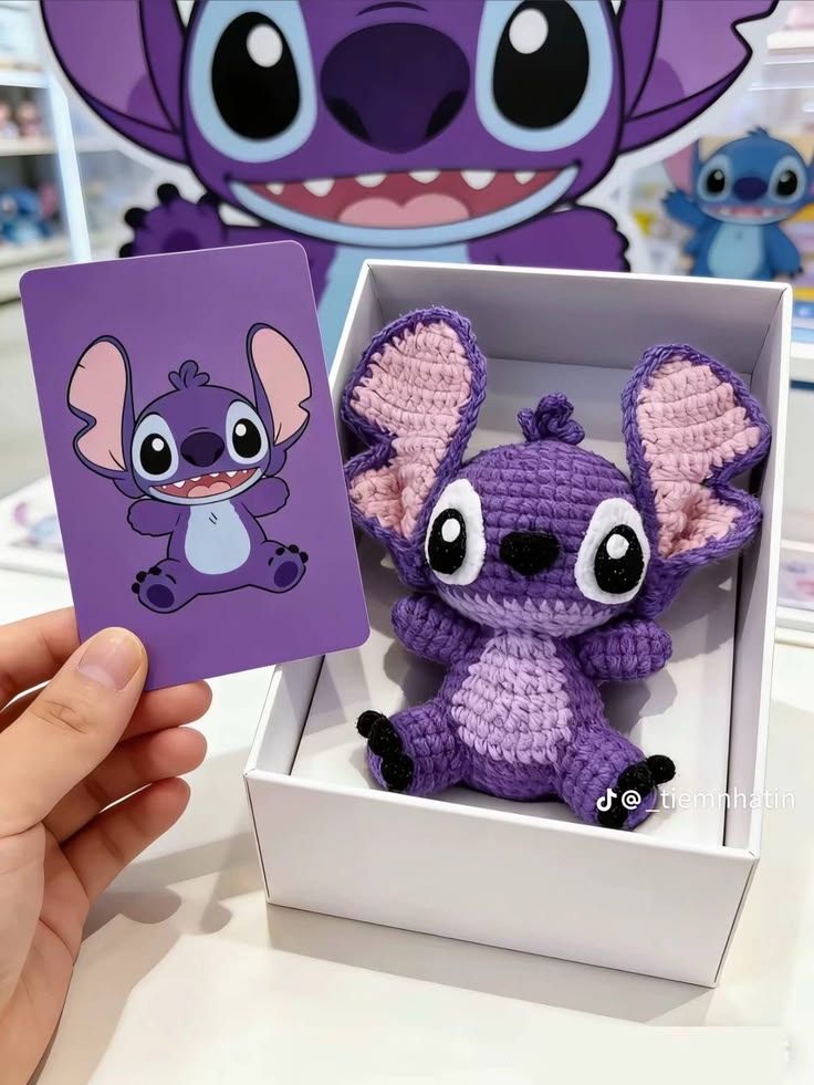 Box de Stitch en tonos lila