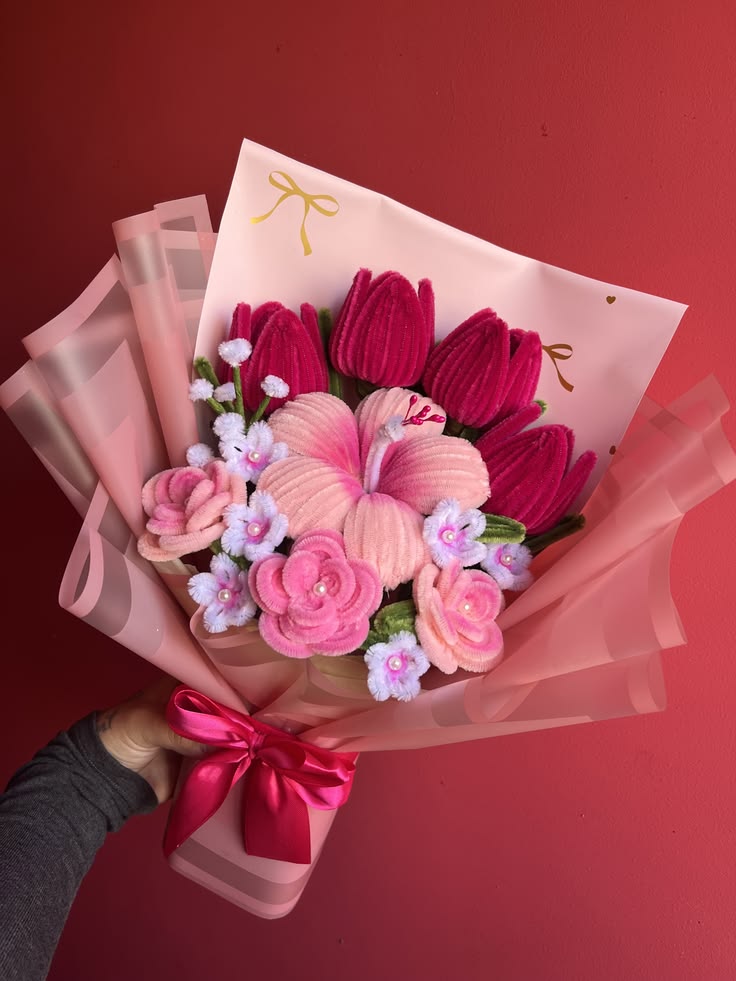Ramo de rosas rosadas