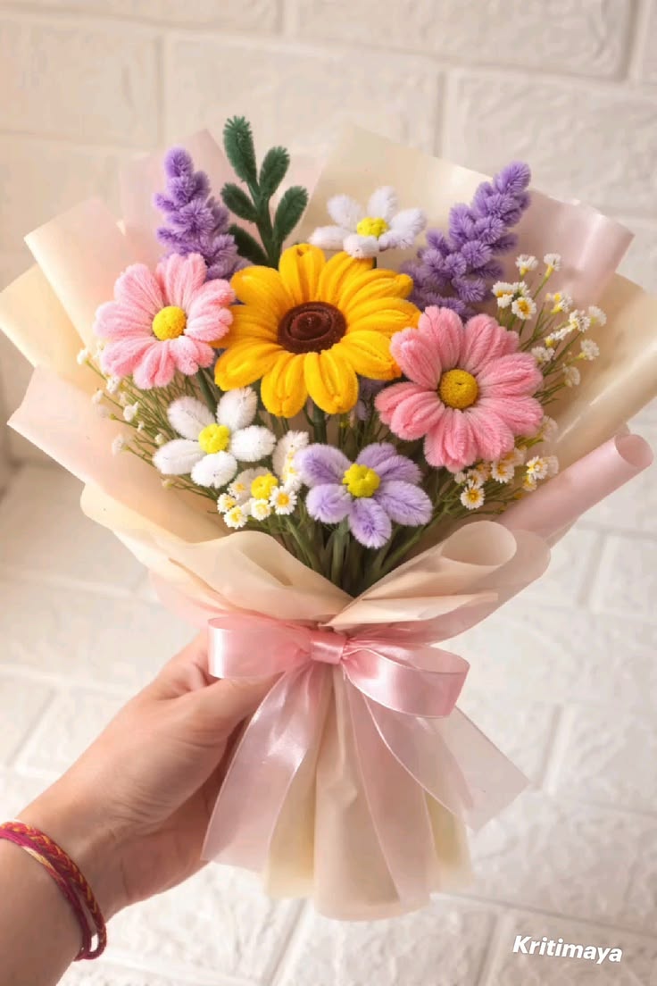 Ramo pastel de flores mixtas